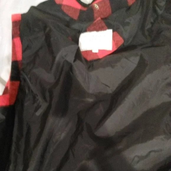 Mulberry Street Men's Buffalo Plaid Fleece Utility Cargo Vest(L) EUC - Picture 9 of 9